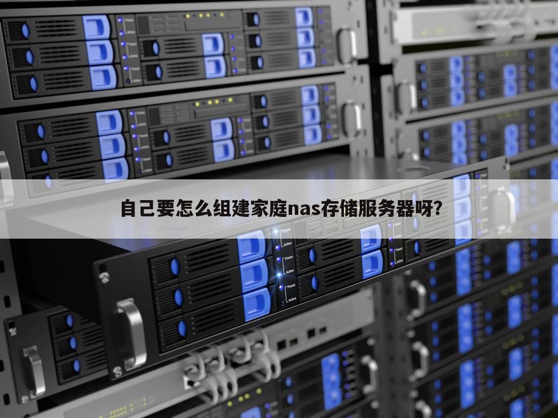 自己要怎么组建家庭nas存储服务器呀?