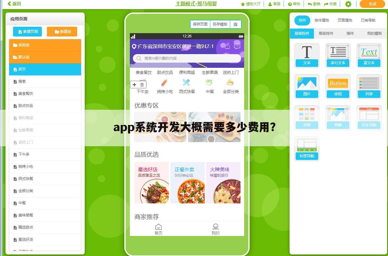 app系统开发大概需要多少费用?
