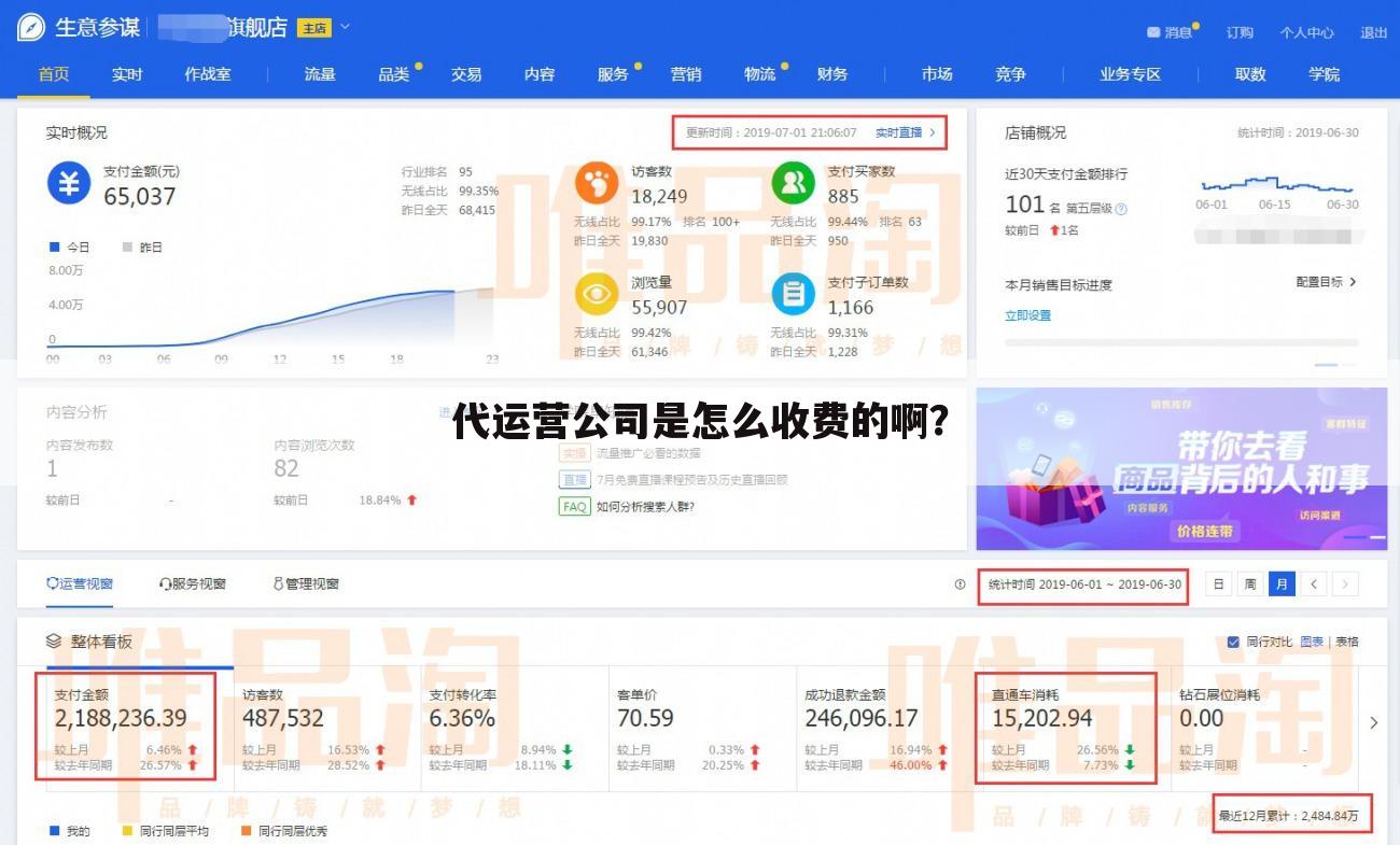 代运营公司是怎么收费的啊?