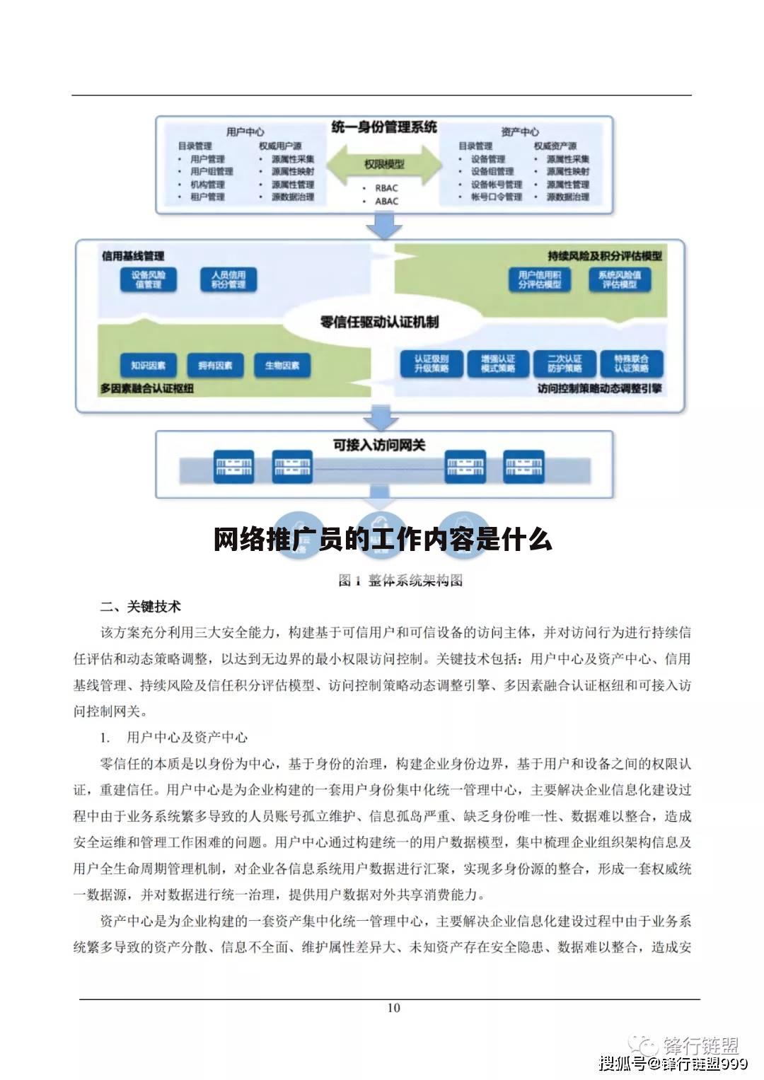 网络推广员的工作内容是什么