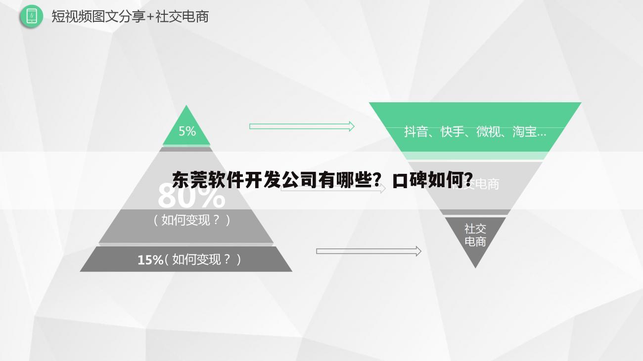 东莞软件开发公司有哪些?口碑如何?