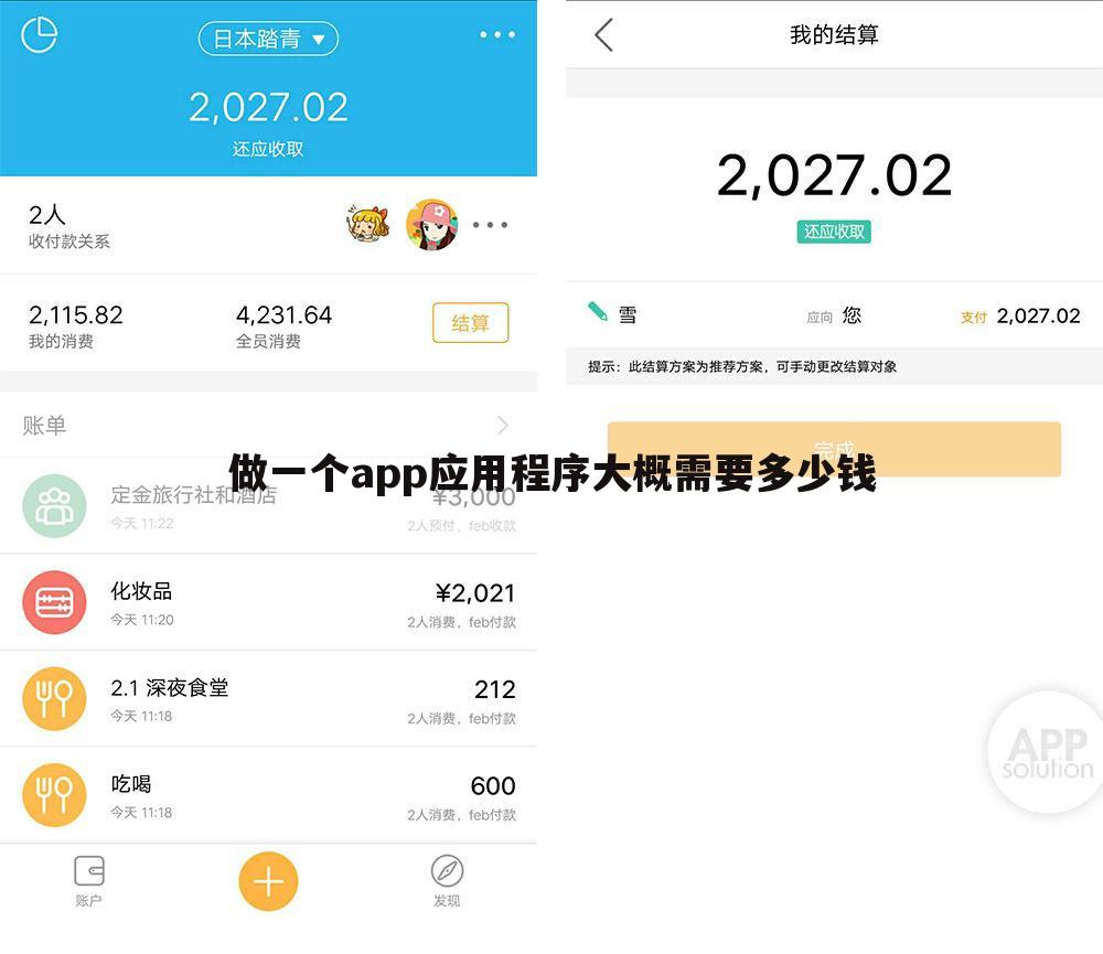 做一个app应用程序大概需要多少钱