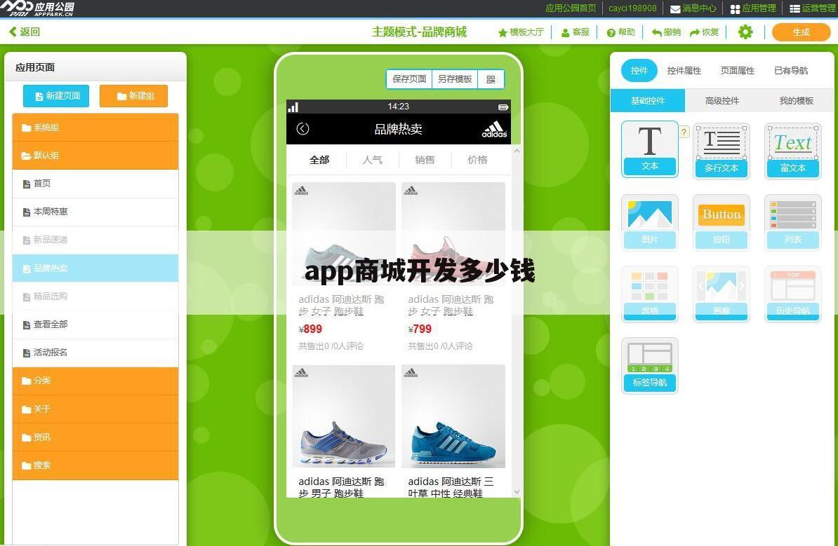 app商城开发多少钱