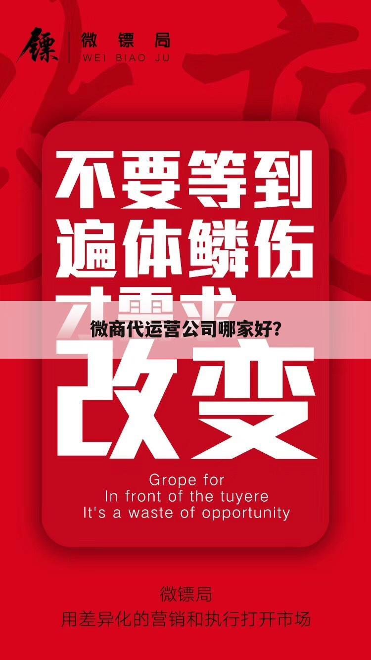 微商代运营公司哪家好?