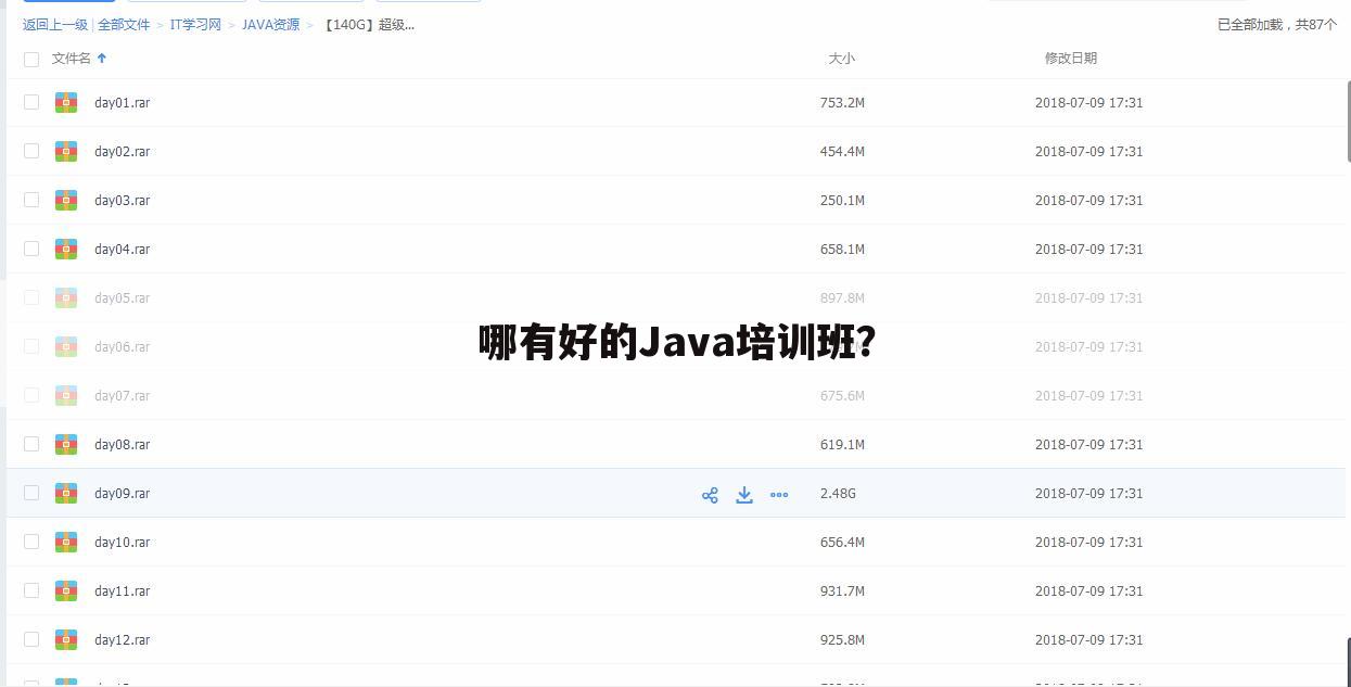 哪有好的Java培训班?
