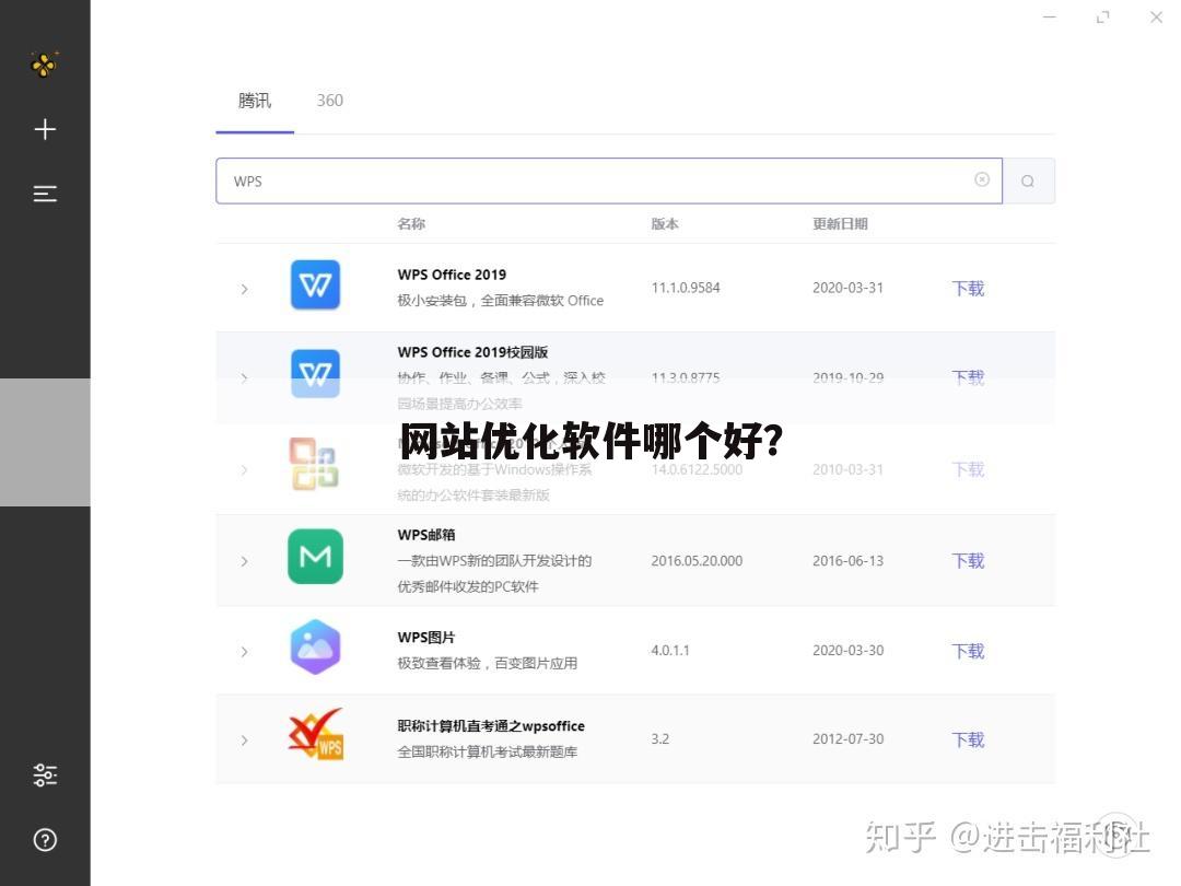 网站优化软件哪个好?