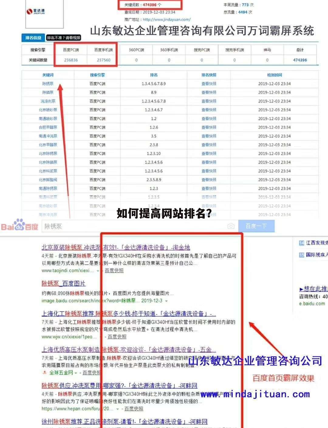如何提高网站排名？