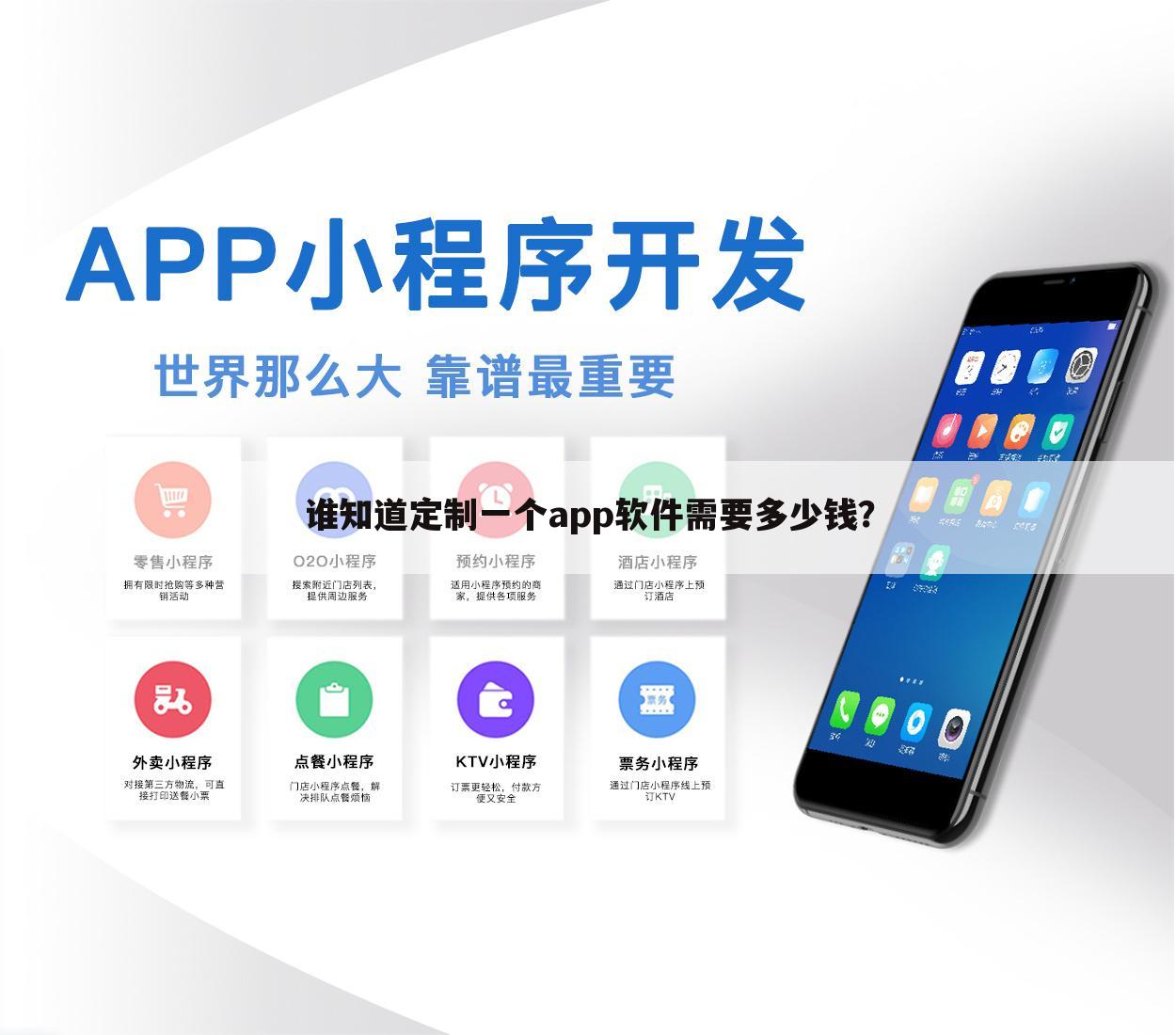 谁知道定制一个app软件需要多少钱?