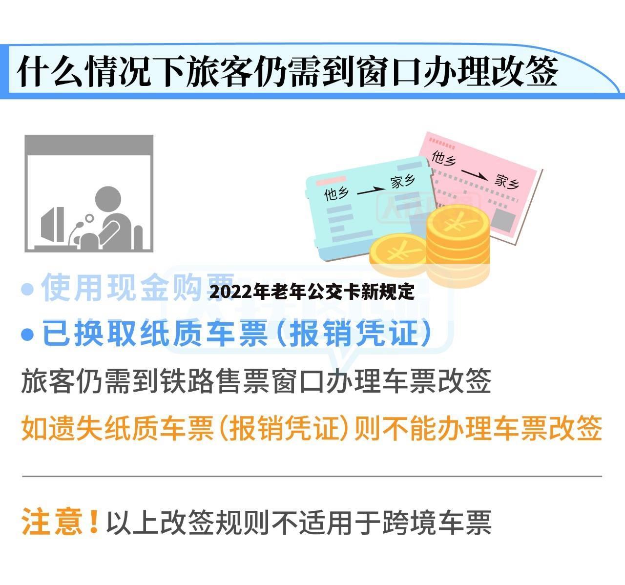 2022年老年公交卡新规定