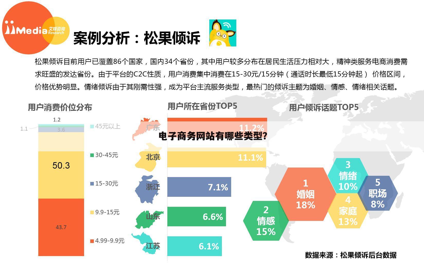 电子商务网站有哪些类型？