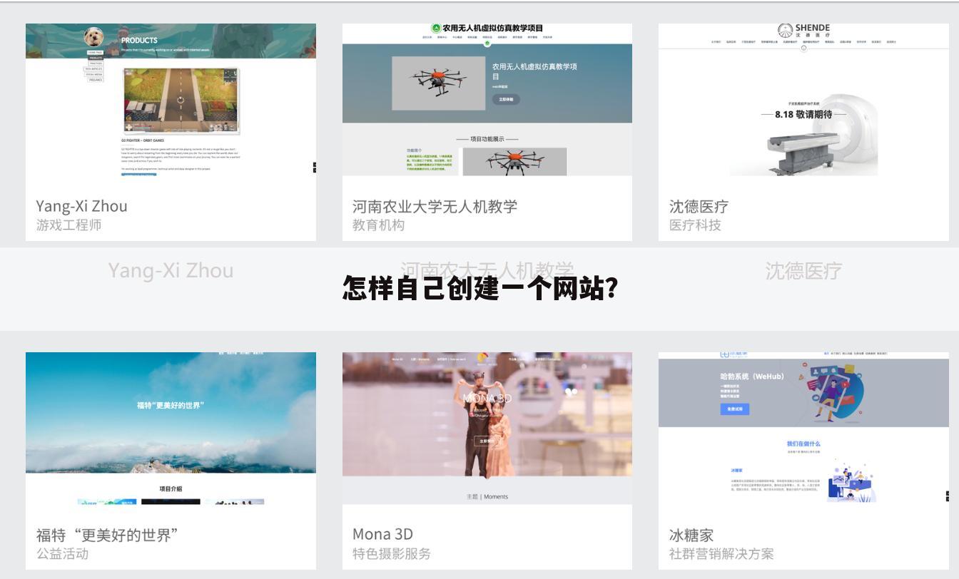 怎样自己创建一个网站？