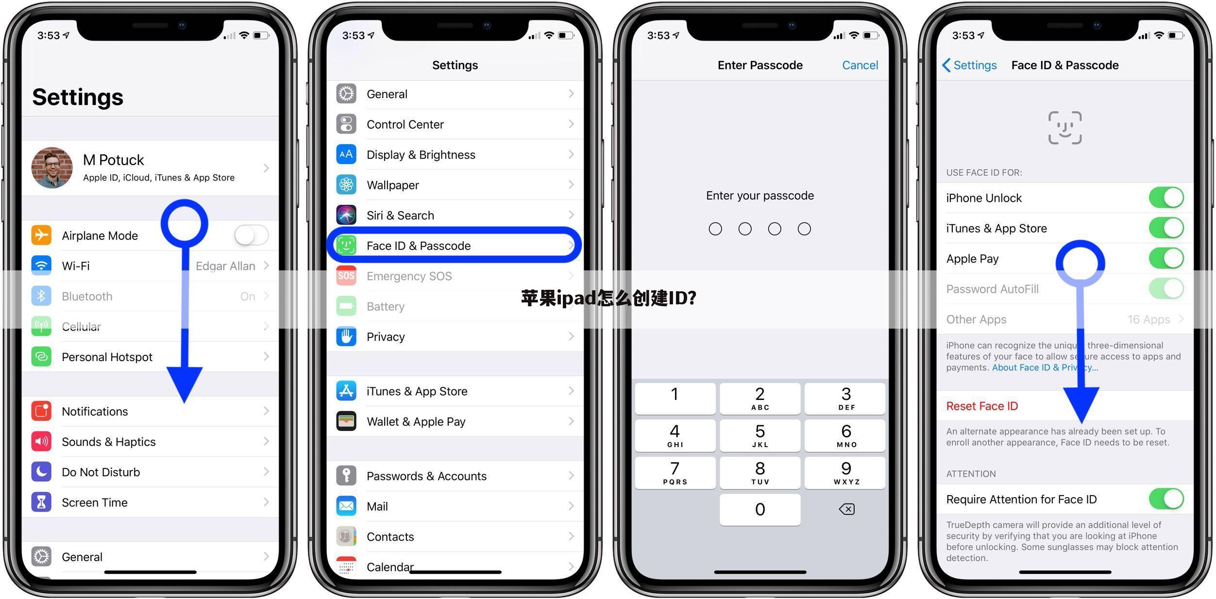 苹果ipad怎么创建ID？
