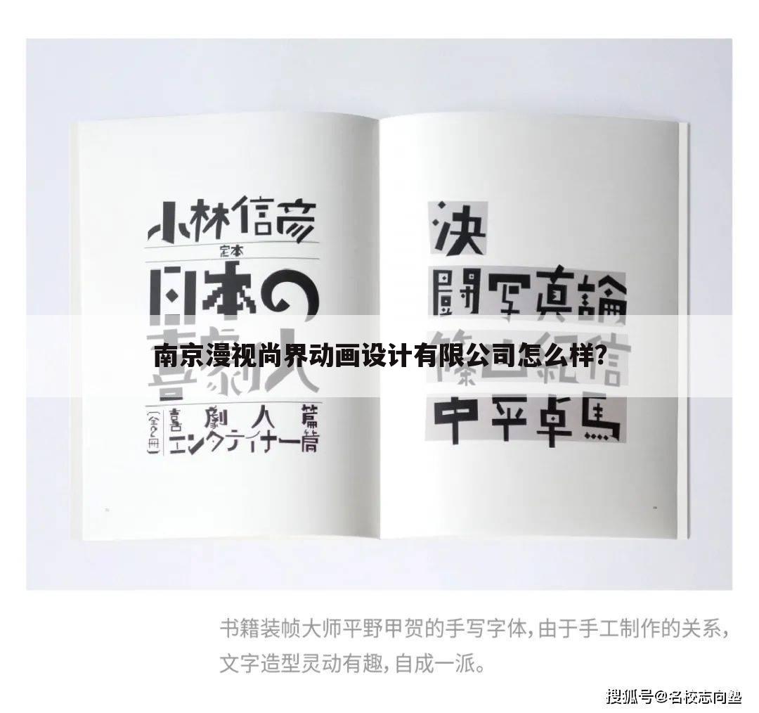 南京漫视尚界动画设计有限公司怎么样？