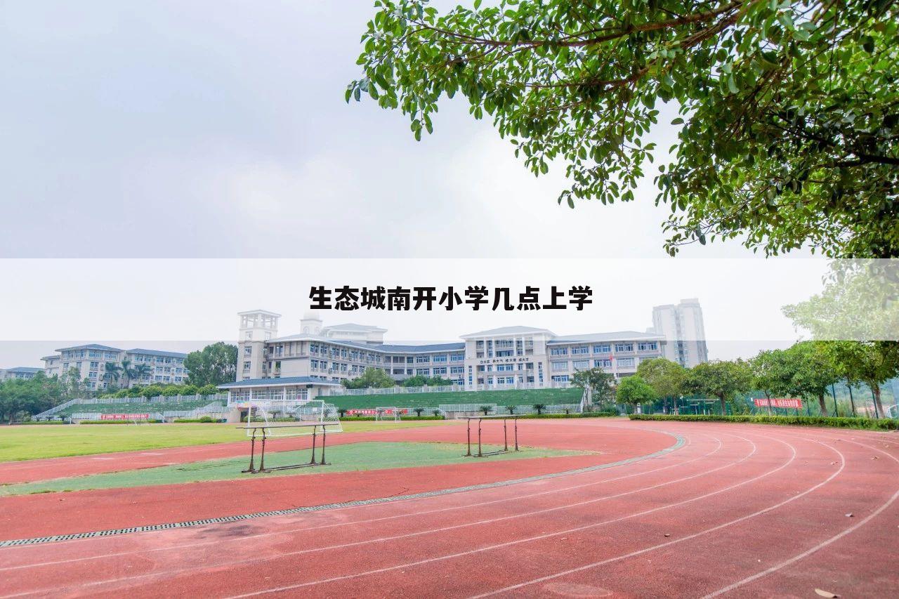 生态城南开小学几点上学
