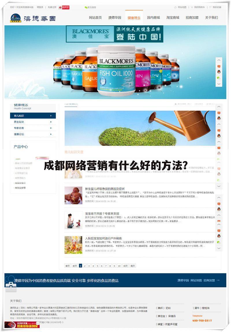成都网络营销有什么好的方法?