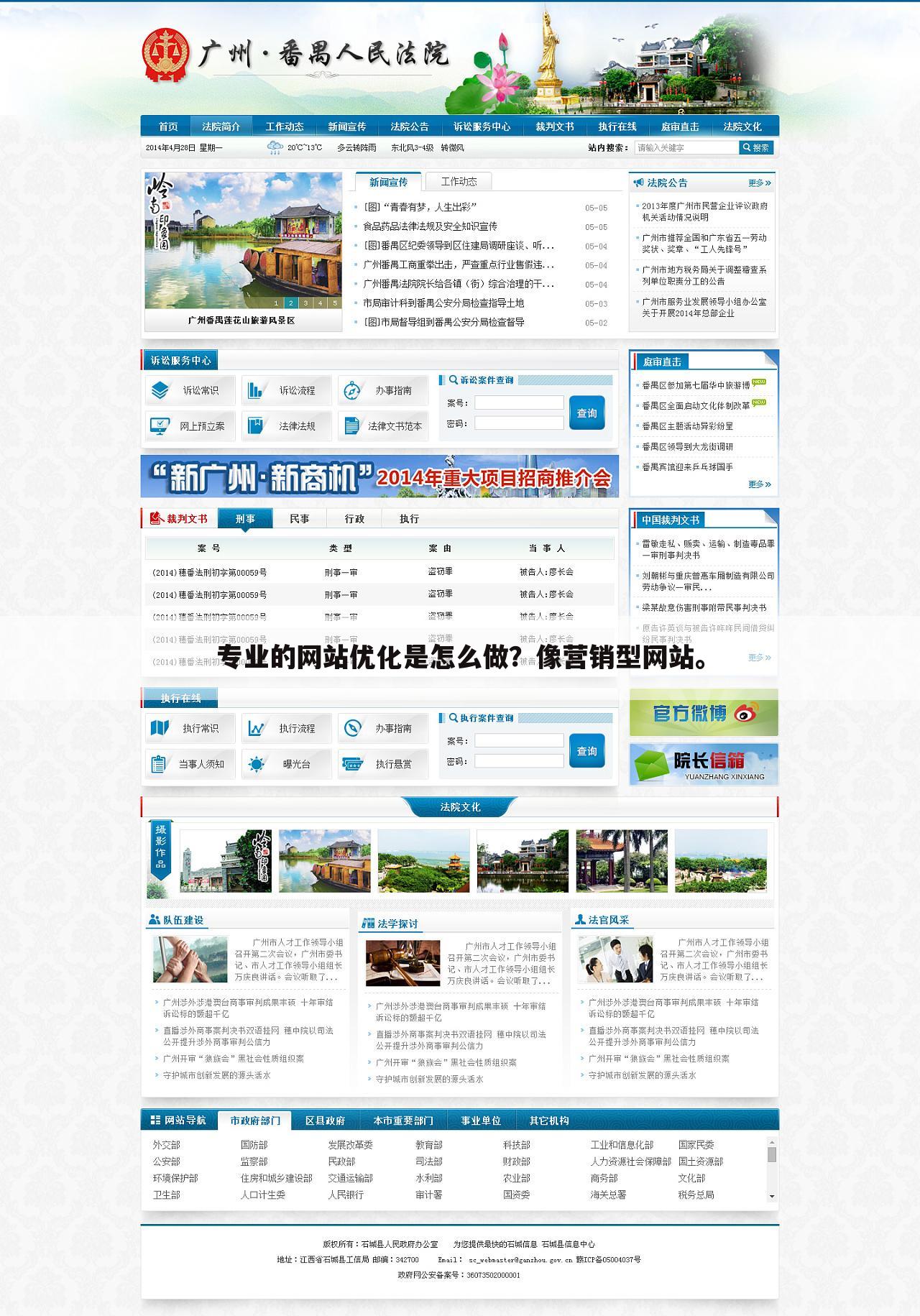 专业的网站优化是怎么做?像营销型网站。