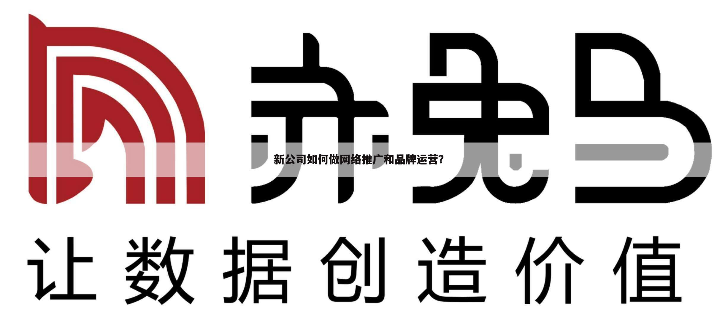 新公司如何做网络推广和品牌运营？