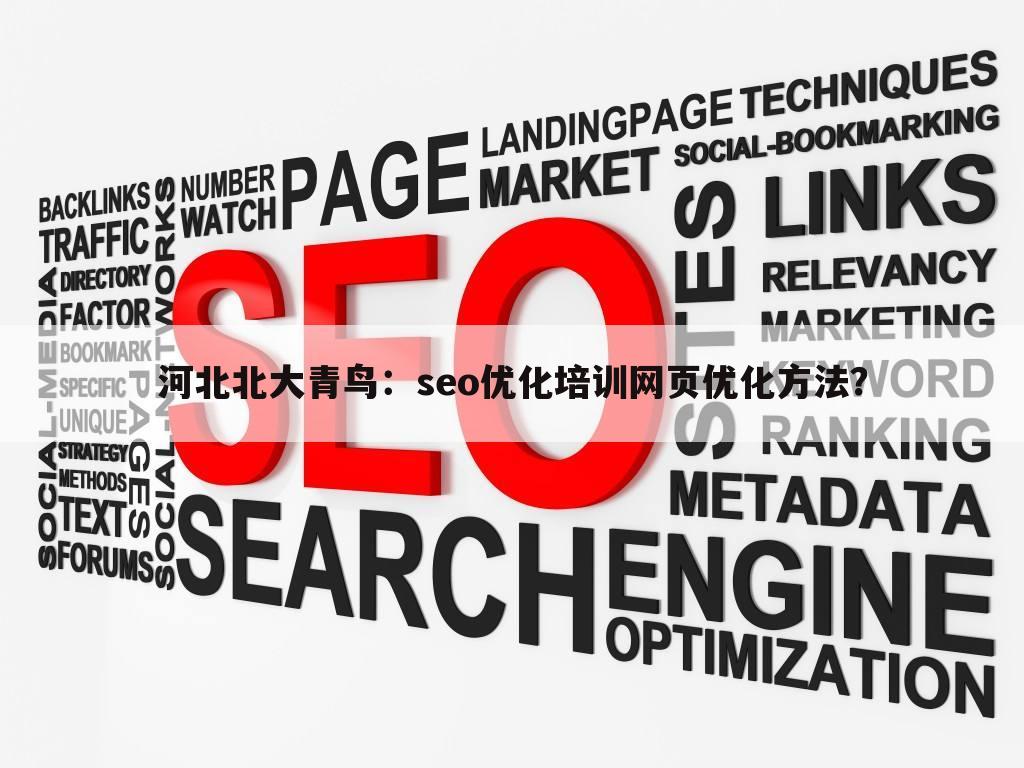 河北北大青鸟：seo优化培训网页优化方法？