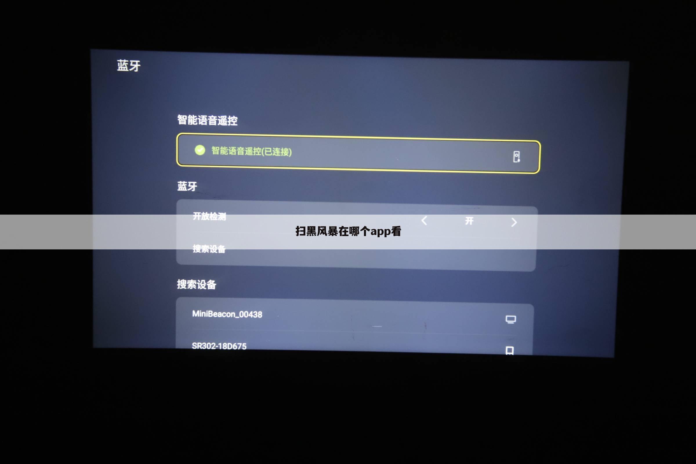 扫黑风暴在哪个app看