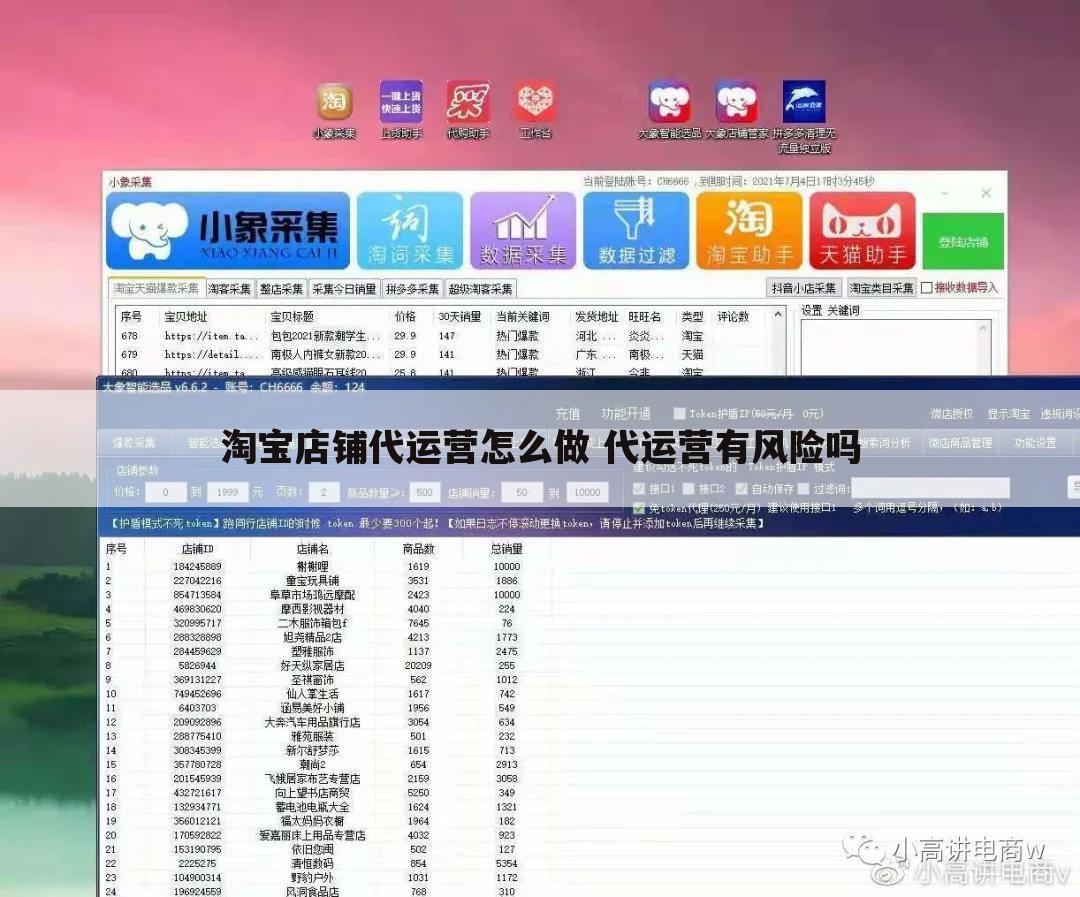 淘宝店铺代运营怎么做 代运营有风险吗