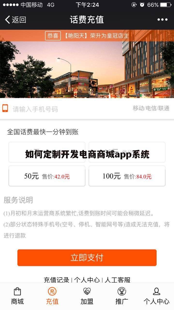 如何定制开发电商商城app系统