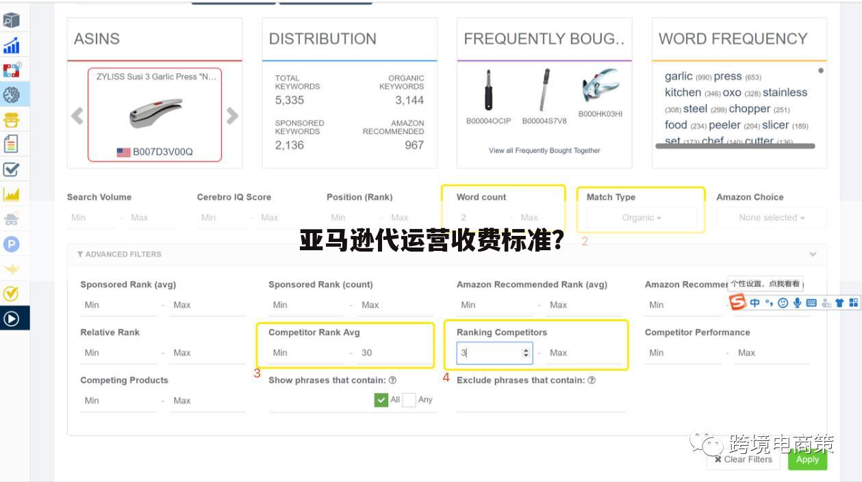 亚马逊代运营收费标准？