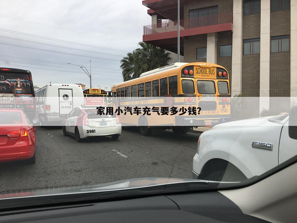 家用小汽车充气要多少钱?