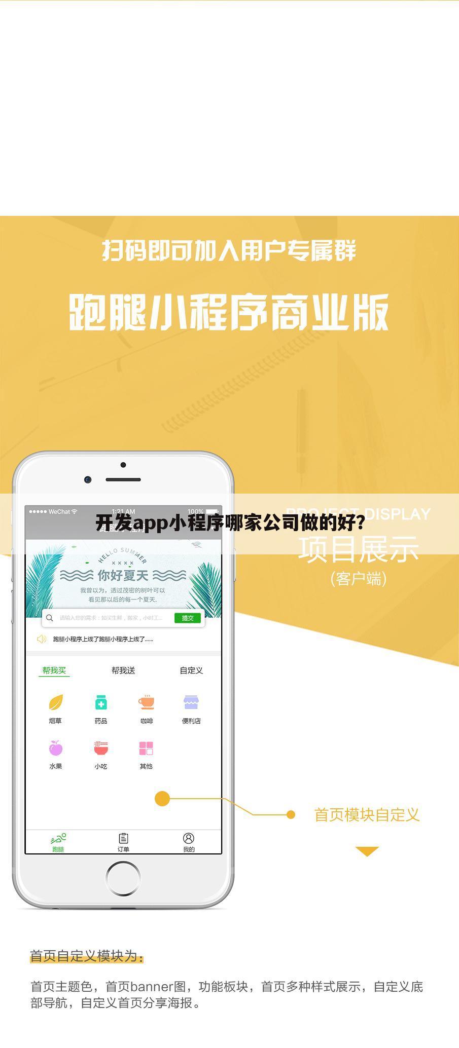 开发app小程序哪家公司做的好?