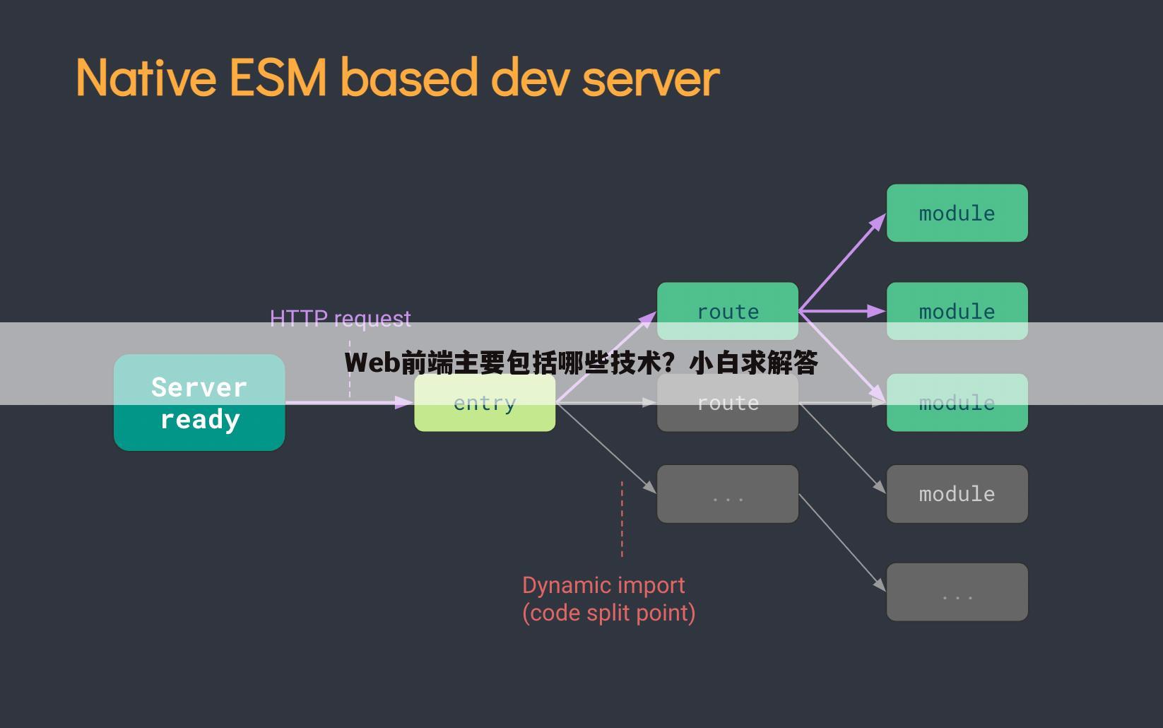 Web前端主要包括哪些技术?小白求解答