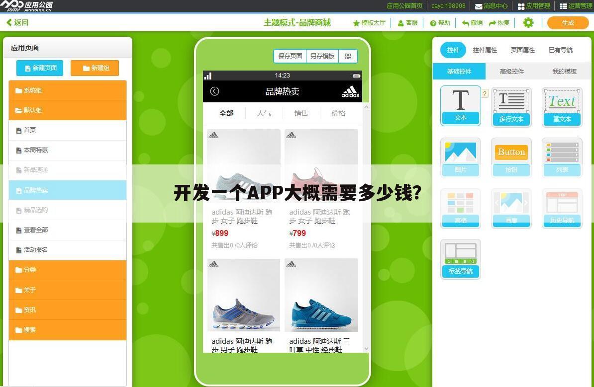 开发一个APP大概需要多少钱?