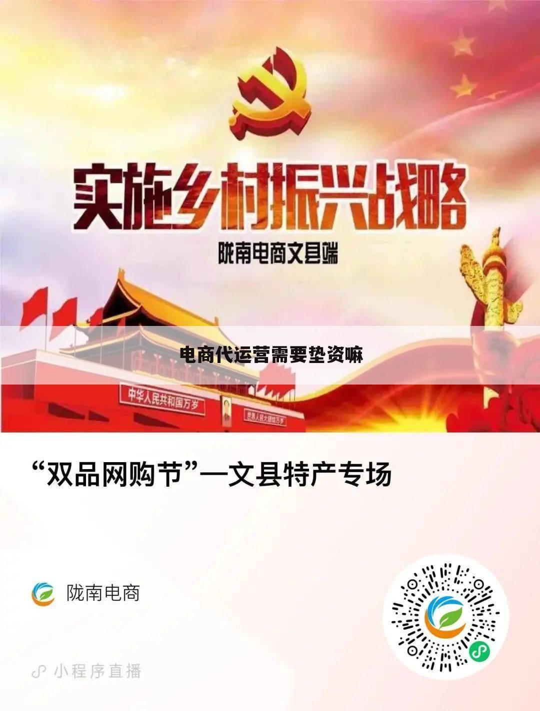 电商代运营需要垫资嘛