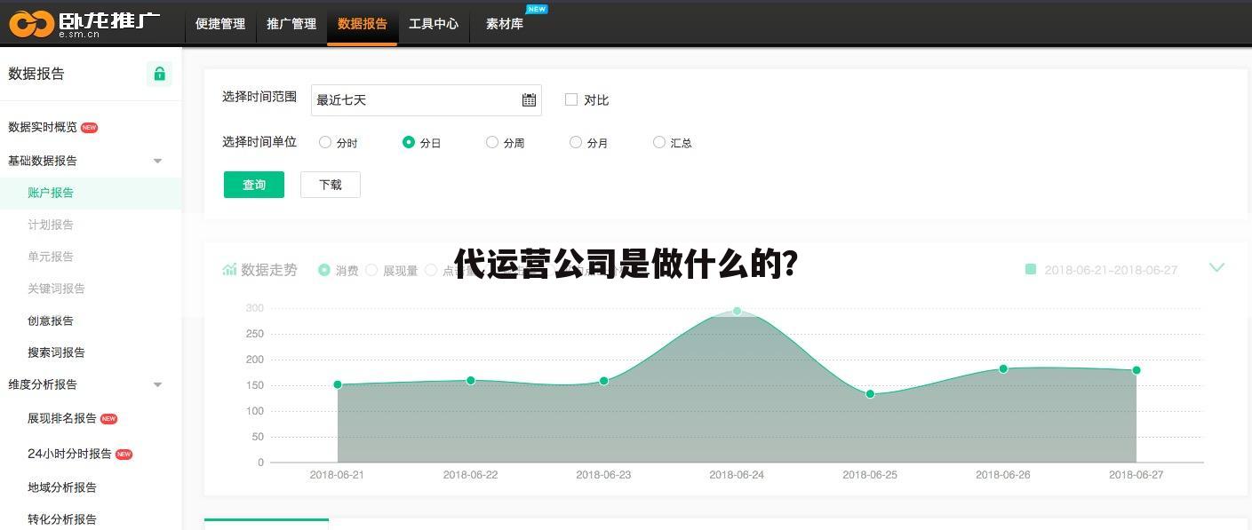 代运营公司是做什么的?
