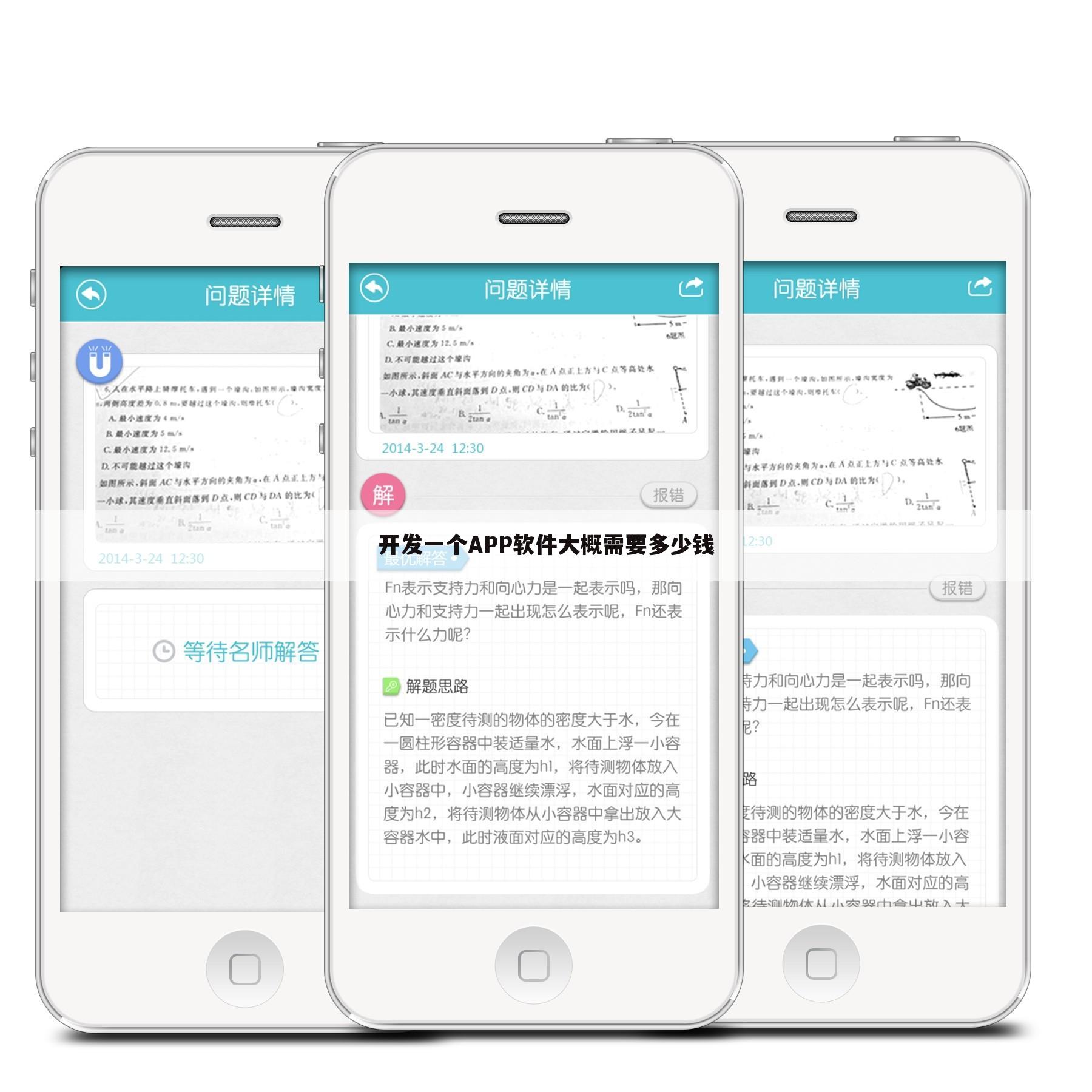 开发一个APP软件大概需要多少钱