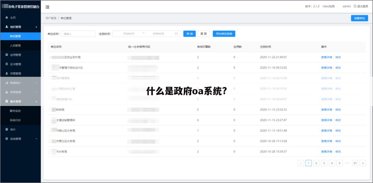 什么是政府oa系统?