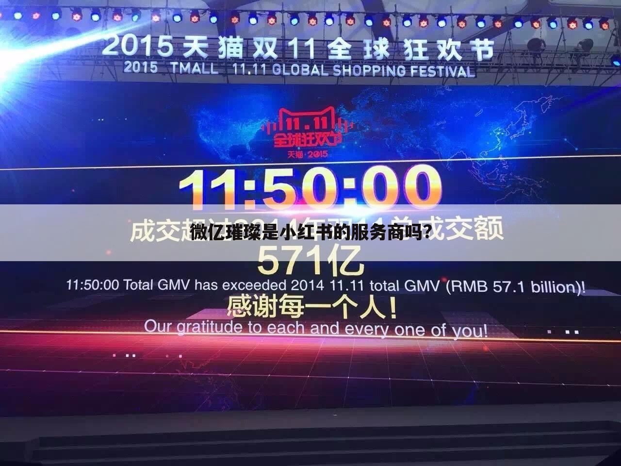 微亿璀璨是小红书的服务商吗?