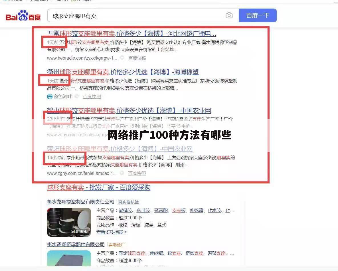 网络推广100种方法有哪些