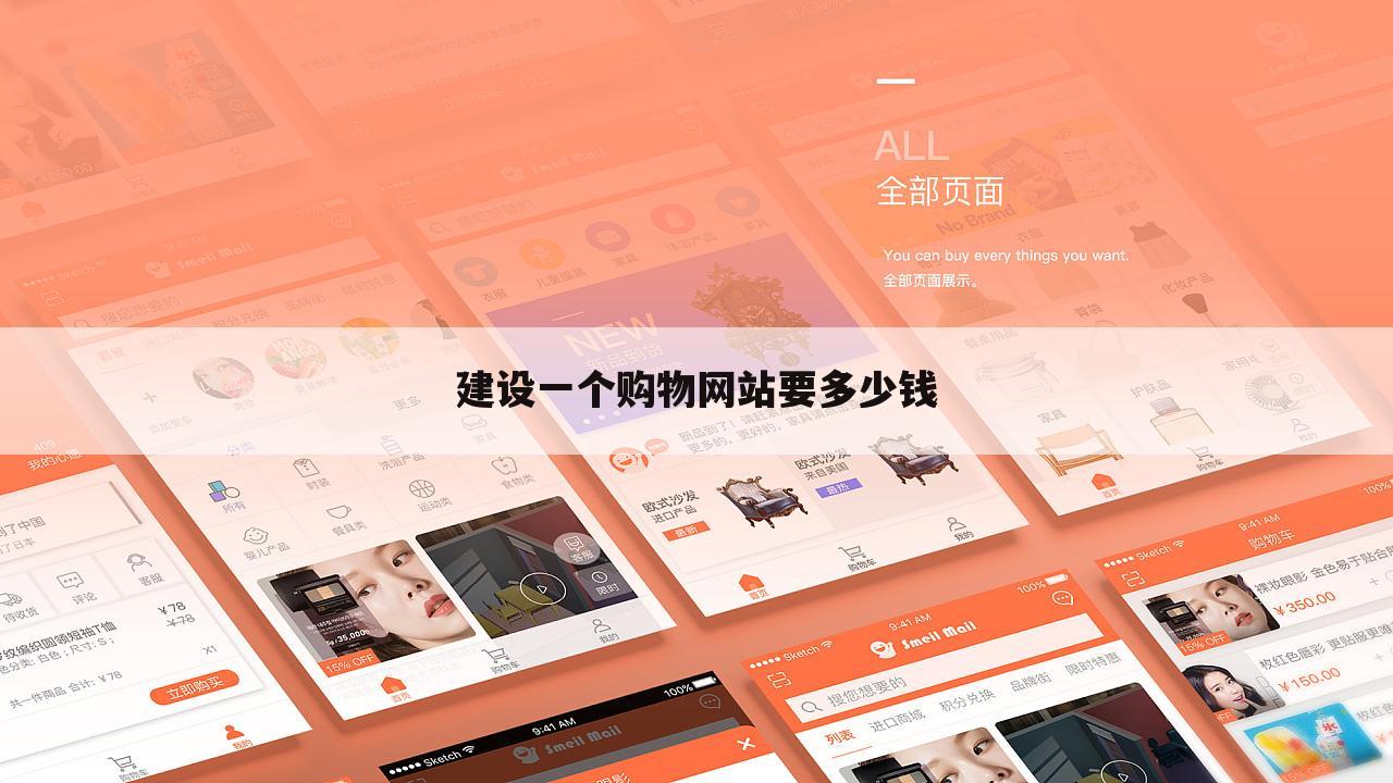 建设一个购物网站要多少钱