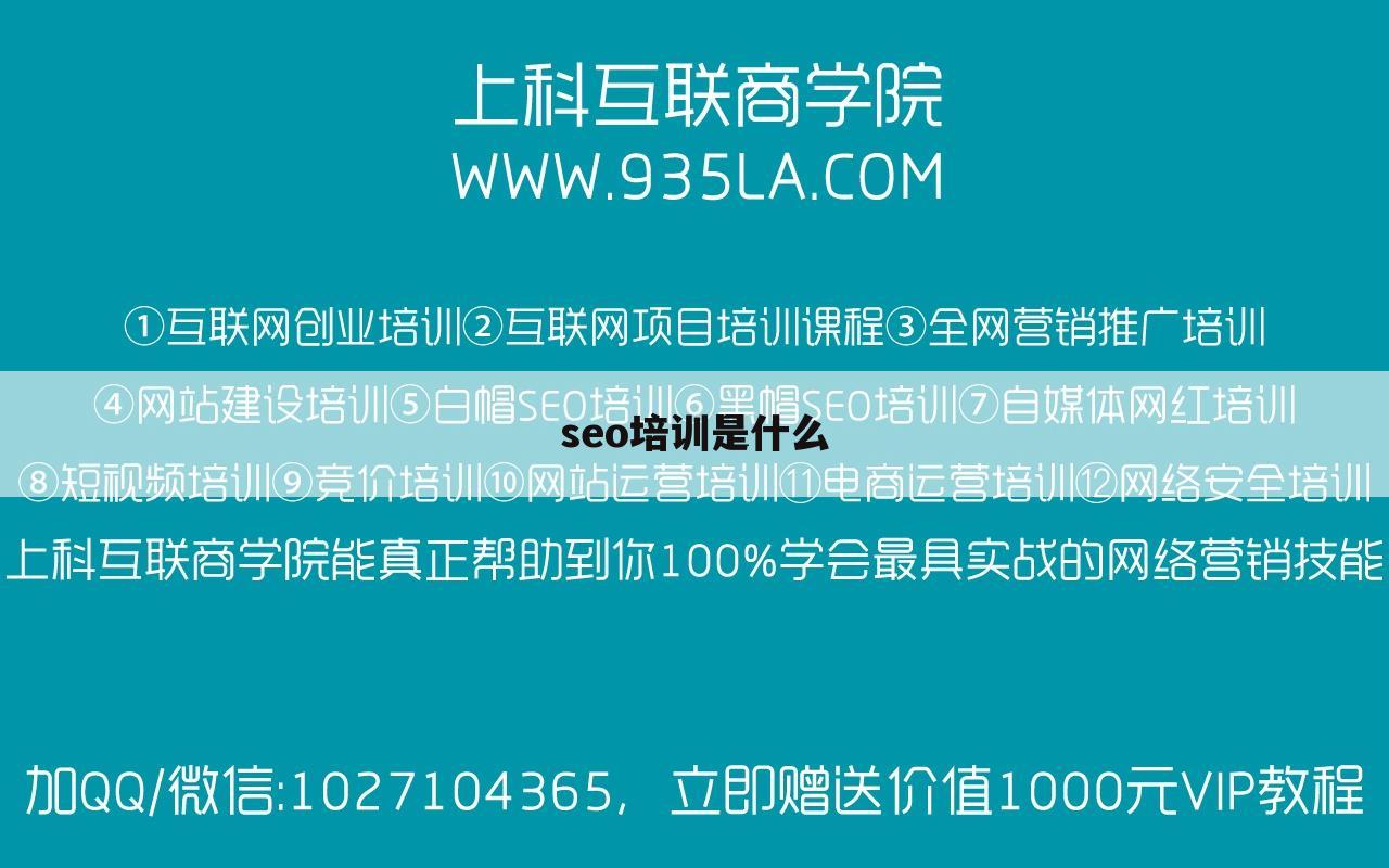 seo培训是什么