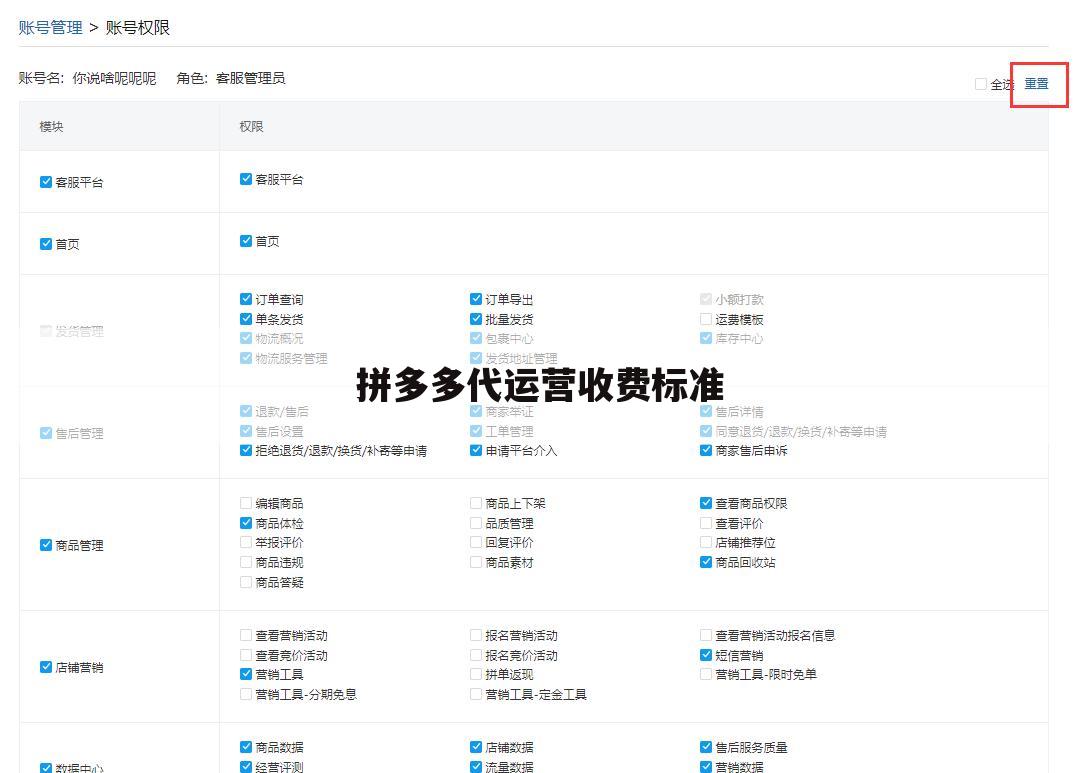 拼多多代运营收费标准