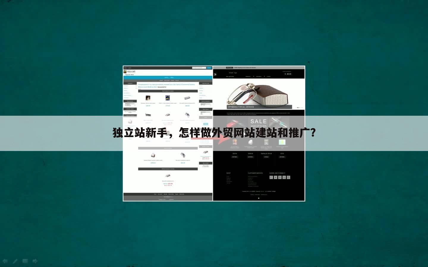 独立站新手，怎样做外贸网站建站和推广？