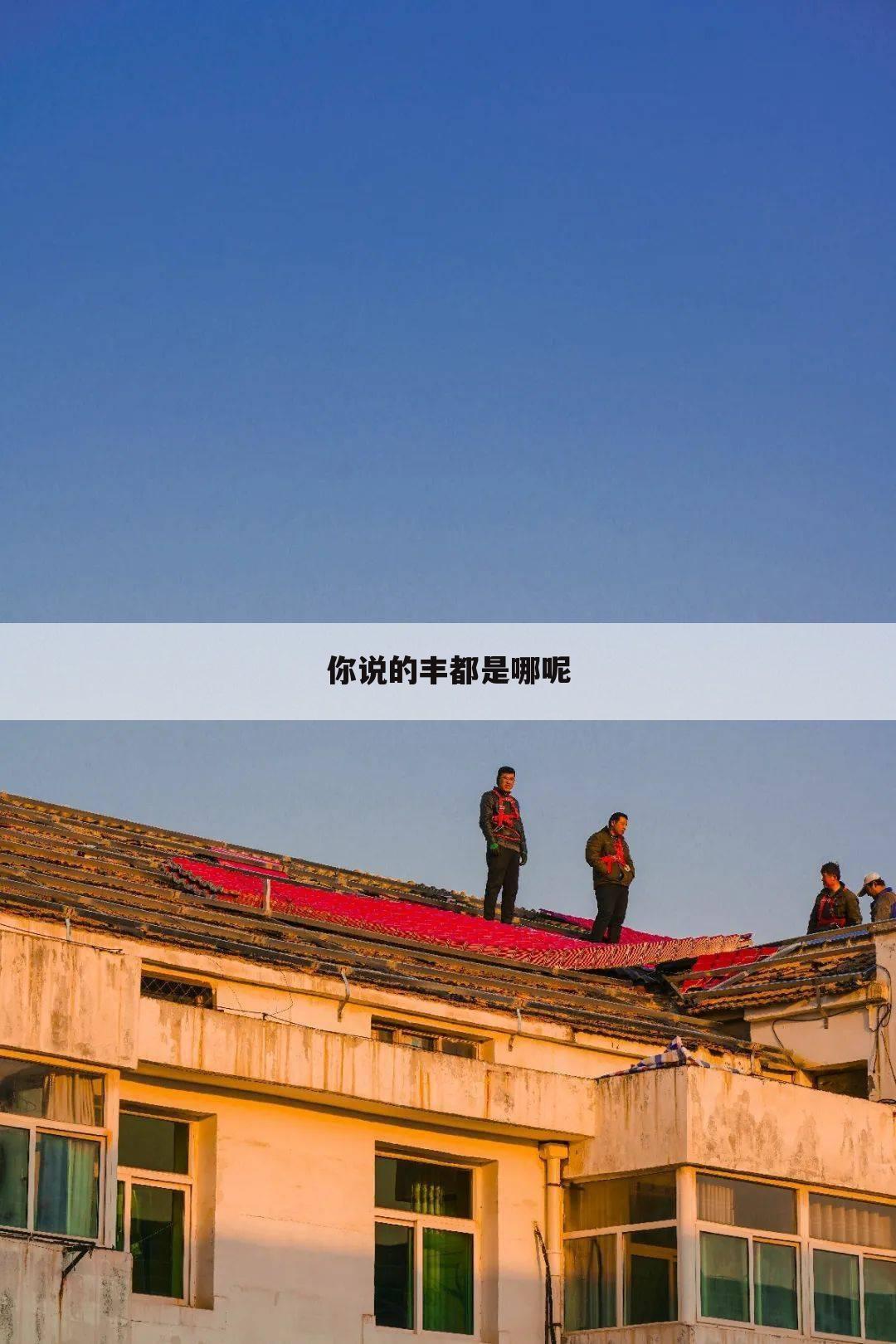 你说的丰都是哪呢
