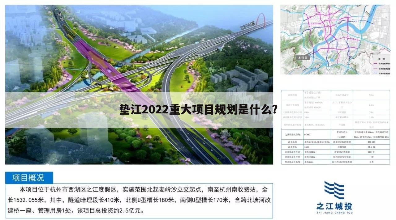垫江2022重大项目规划是什么?
