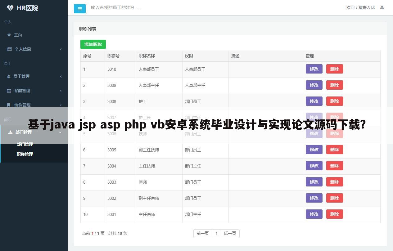 基于java jsp asp php vb安卓系统毕业设计与实现论文源码下载?