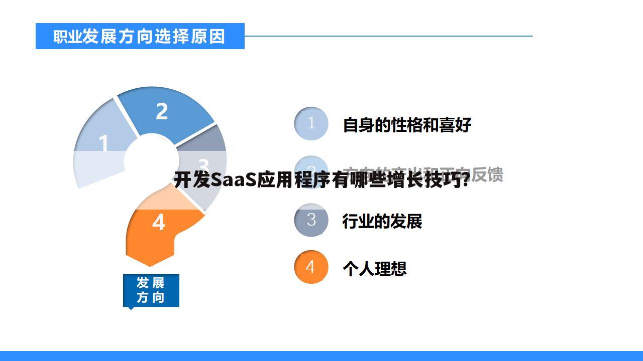 开发SaaS应用程序有哪些增长技巧?