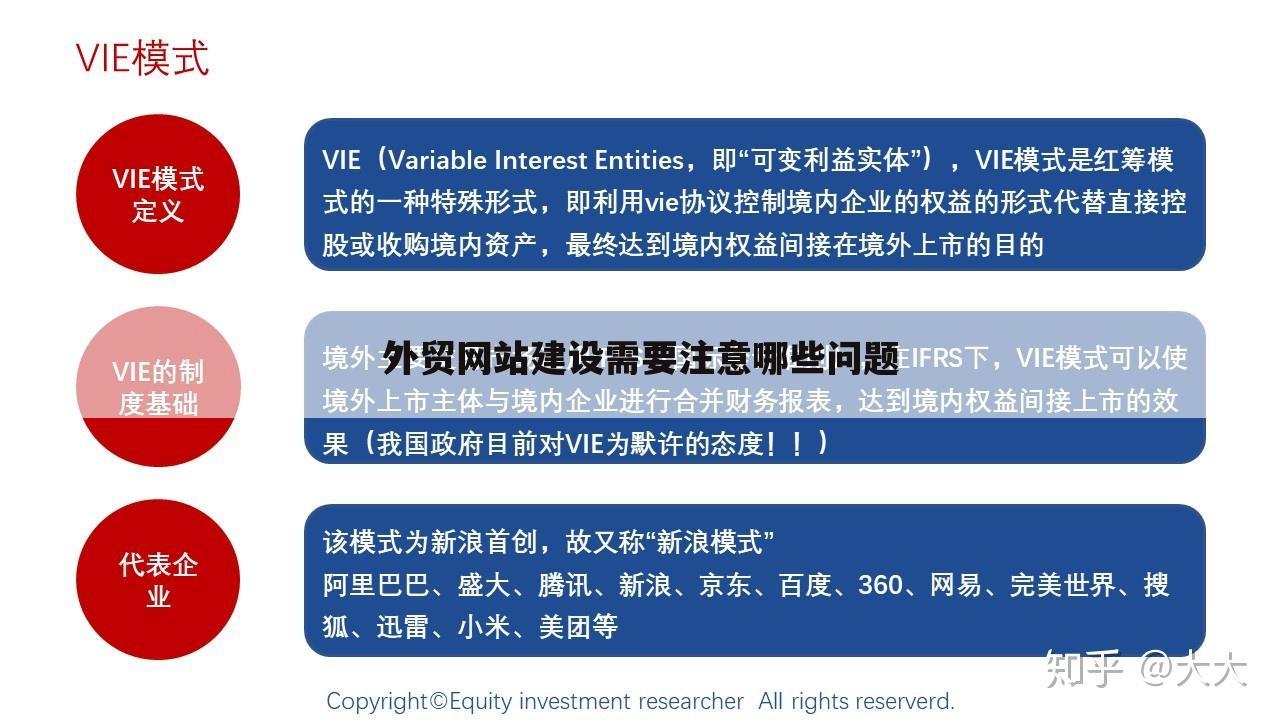 外贸网站建设需要注意哪些问题