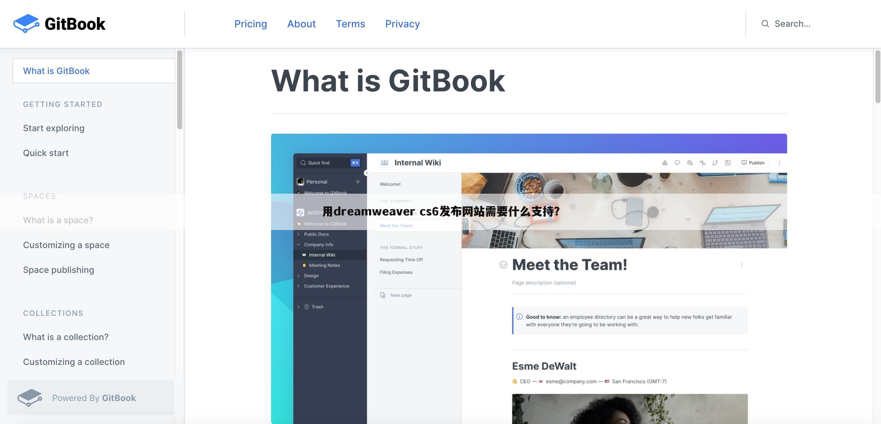 用dreamweaver cs6发布网站需要什么支持？