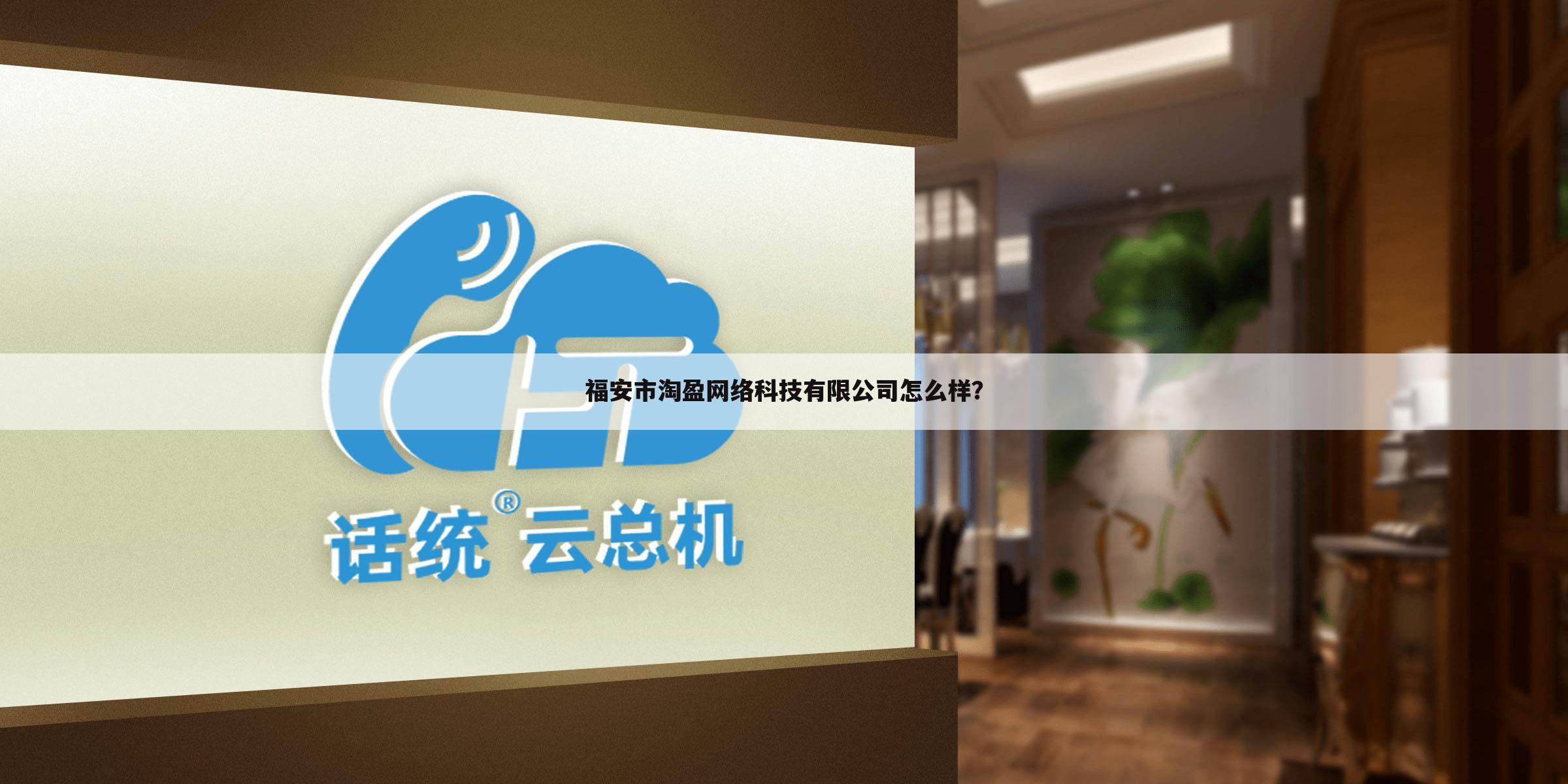 福安市淘盈网络科技有限公司怎么样？