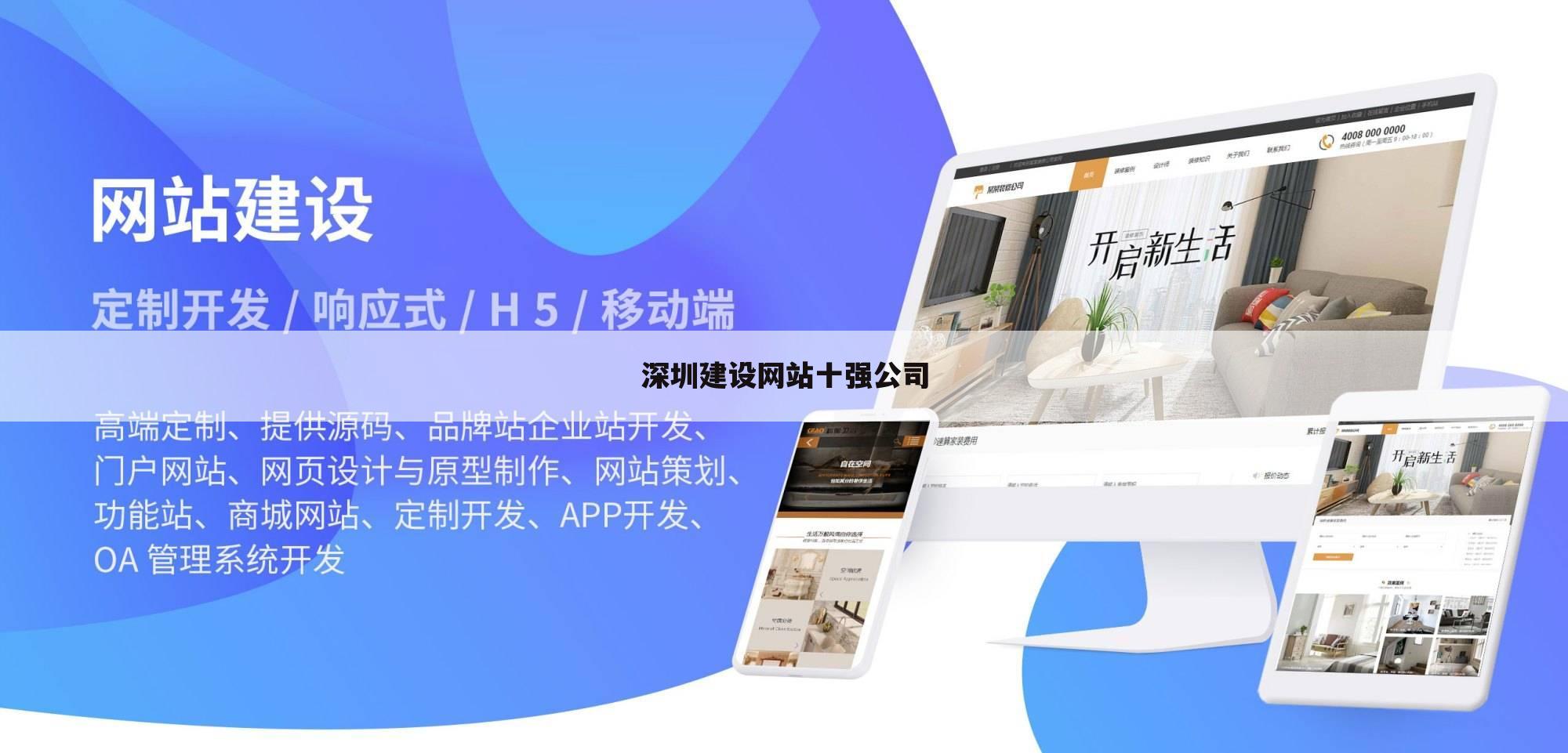 深圳建设网站十强公司