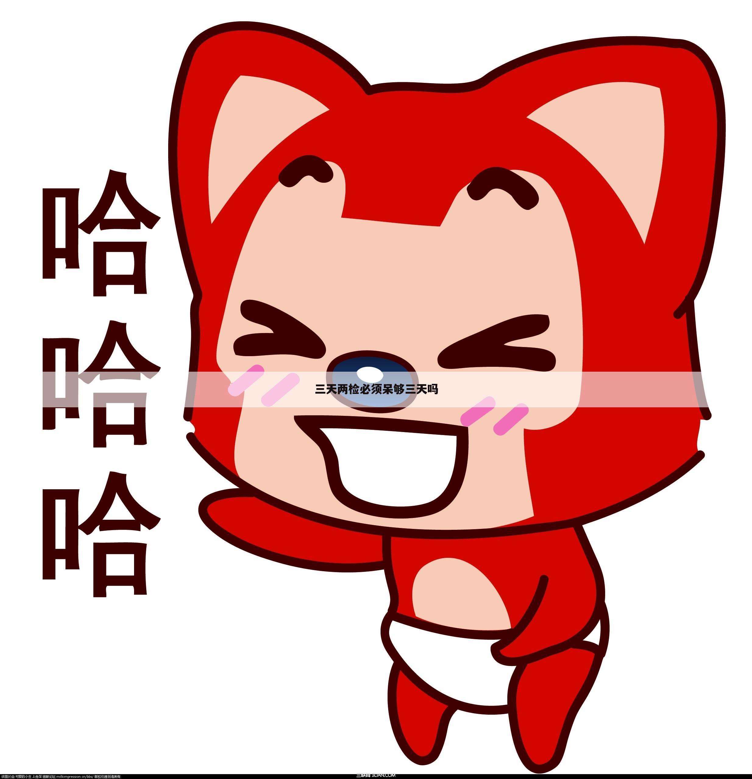 三天两检必须呆够三天吗