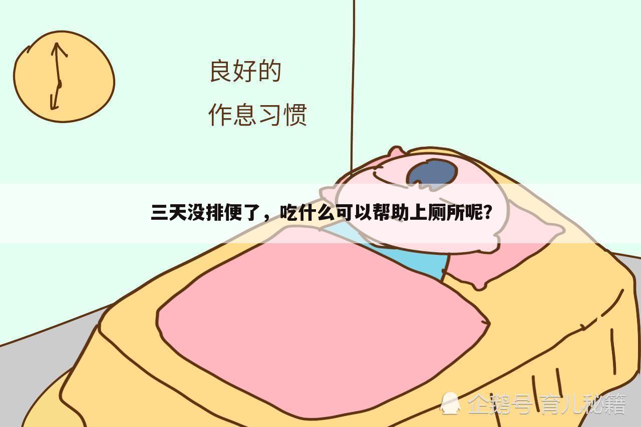 三天没排便了,吃什么可以帮助上厕所呢?